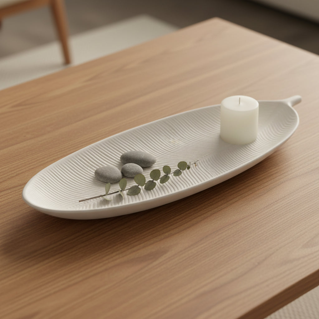 Long Leaf Wood Tray