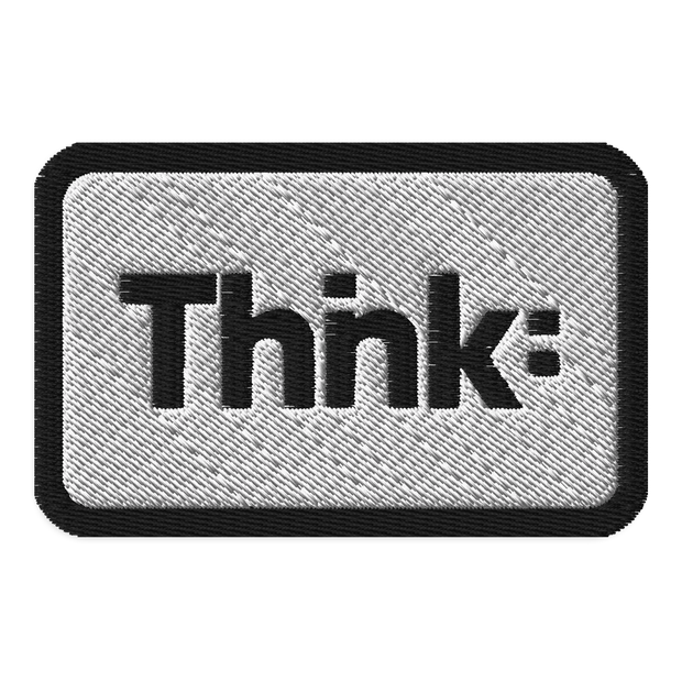 Thnk: Logo Embroidered Patch