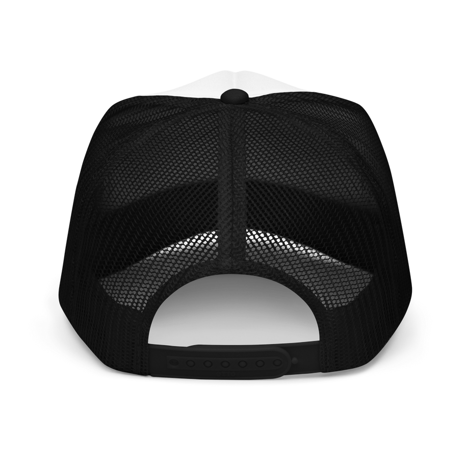 Thnk: Black and White Foam Trucker Hat