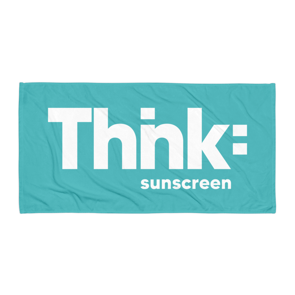 Thnk: Sunscreen Beach Towel