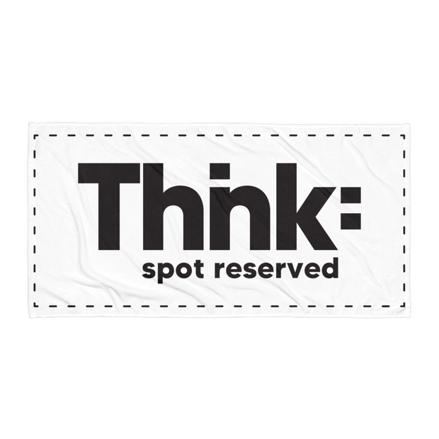 Thnk: Spot Reserved Beach Towel