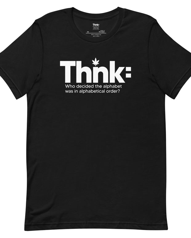 Deep Thoughts Tee - Alphabet